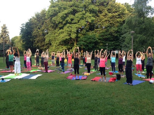 Lezioni gratuite di yoga dinamico o pawer yoga a Borgo san Dalmazzo e Spinetta