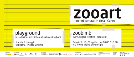 A Cuneo arriva &quot;Playground&quot;: installazioni artistiche e allestimenti urbani con ZooArt